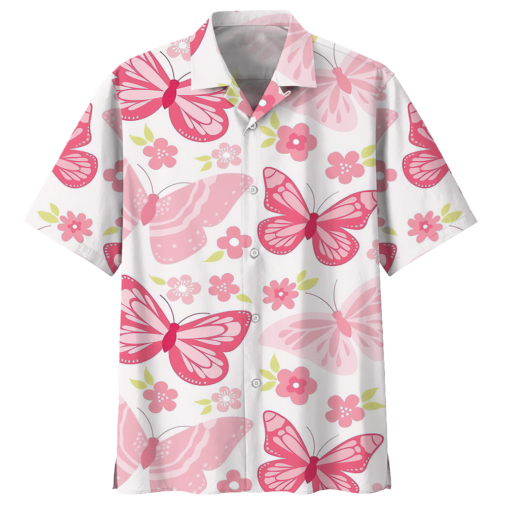 Butterfly White Awesome Design Unisex Hawaiian Shirt For Men And Women Dhc17063129