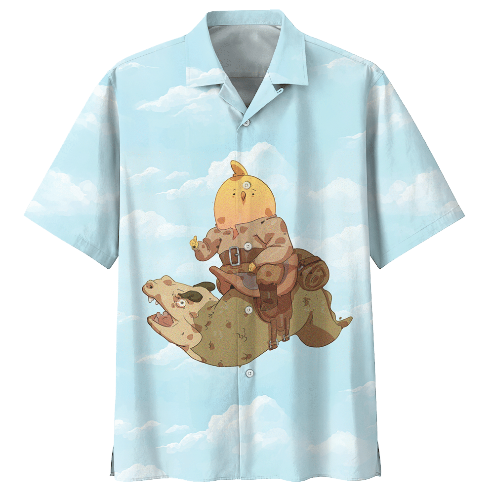 Chicken Blue Nice Design Unisex Hawaiian Shirt For Men And Women Dhc17062956