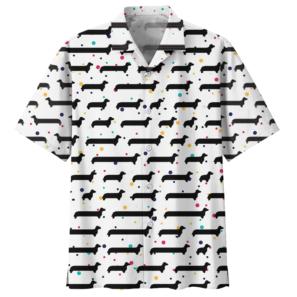 Dachshund  White Nice Design Unisex Hawaiian Shirt For Men And Women Dhc17062677
