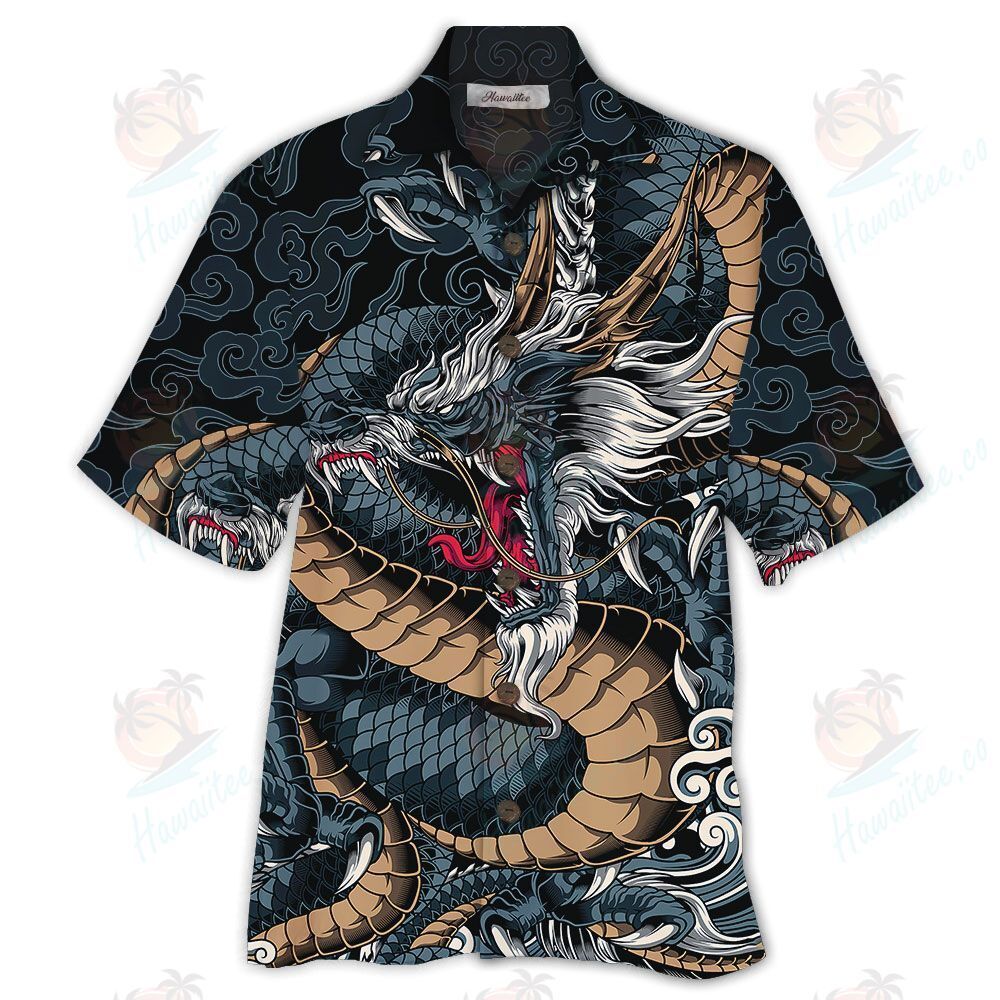 Dragon Colorful High Quality Unisex Hawaiian Shirt For Men And Women Dhc17062304