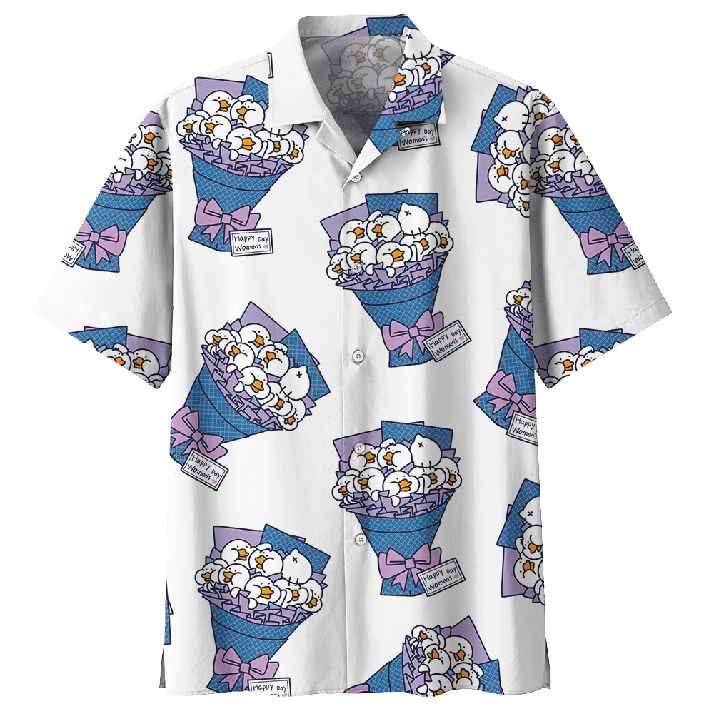 Duck Blue Amazing Design Unisex Hawaiian Shirt For Men And Women Dhc17062511