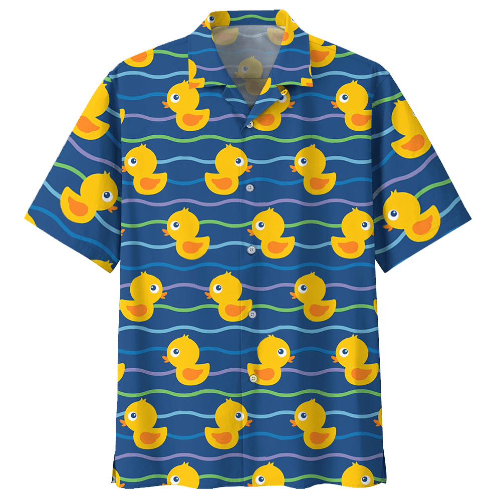 Duck Blue High Quality Unisex Hawaiian Shirt For Men And Women Dhc17062493