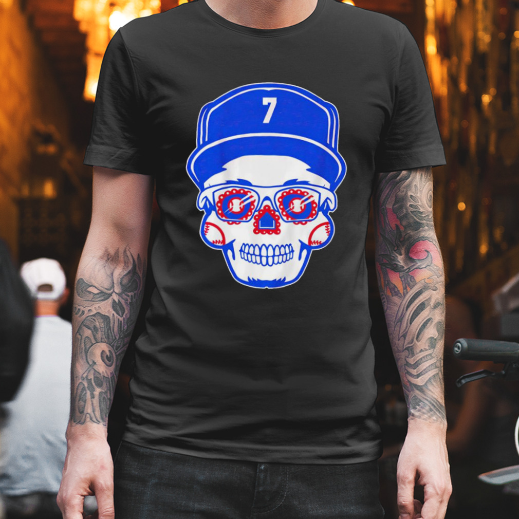 7 Julio Urias Sugar Skull shirt, hoodie, sweater and long sleeve