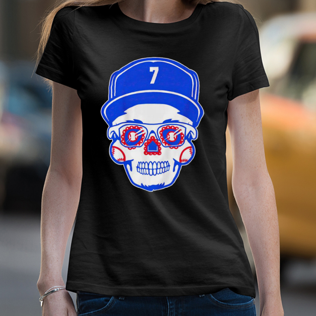 7 Julio Urias Sugar Skull shirt, hoodie, sweater and long sleeve