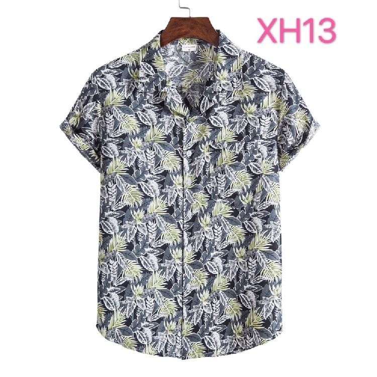 Leaves   Gray High Quality Unisex Hawaiian Shirt For Men And Women Dhc17064179