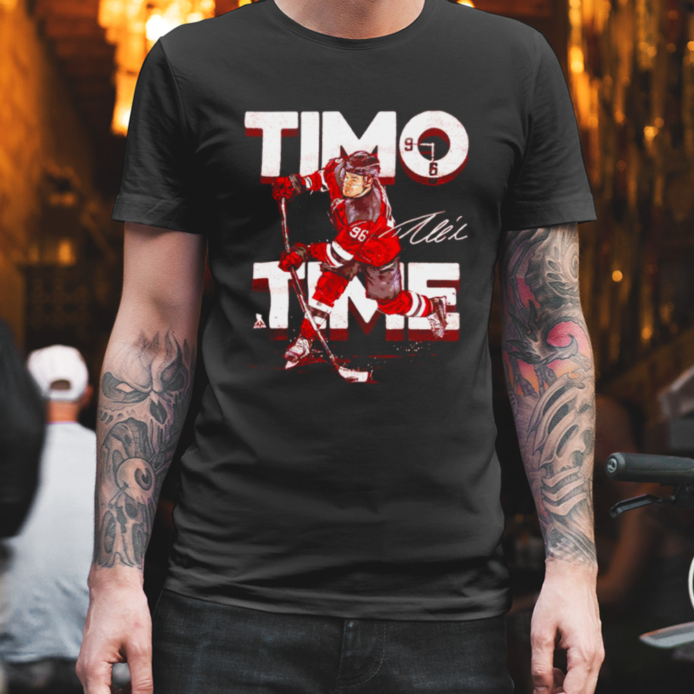 Timo Meier New Jersey Timo Time signature shirt
