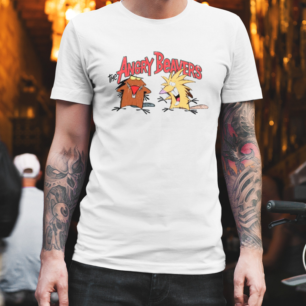 Logo 90s Cartoon Angry Beavers shirt