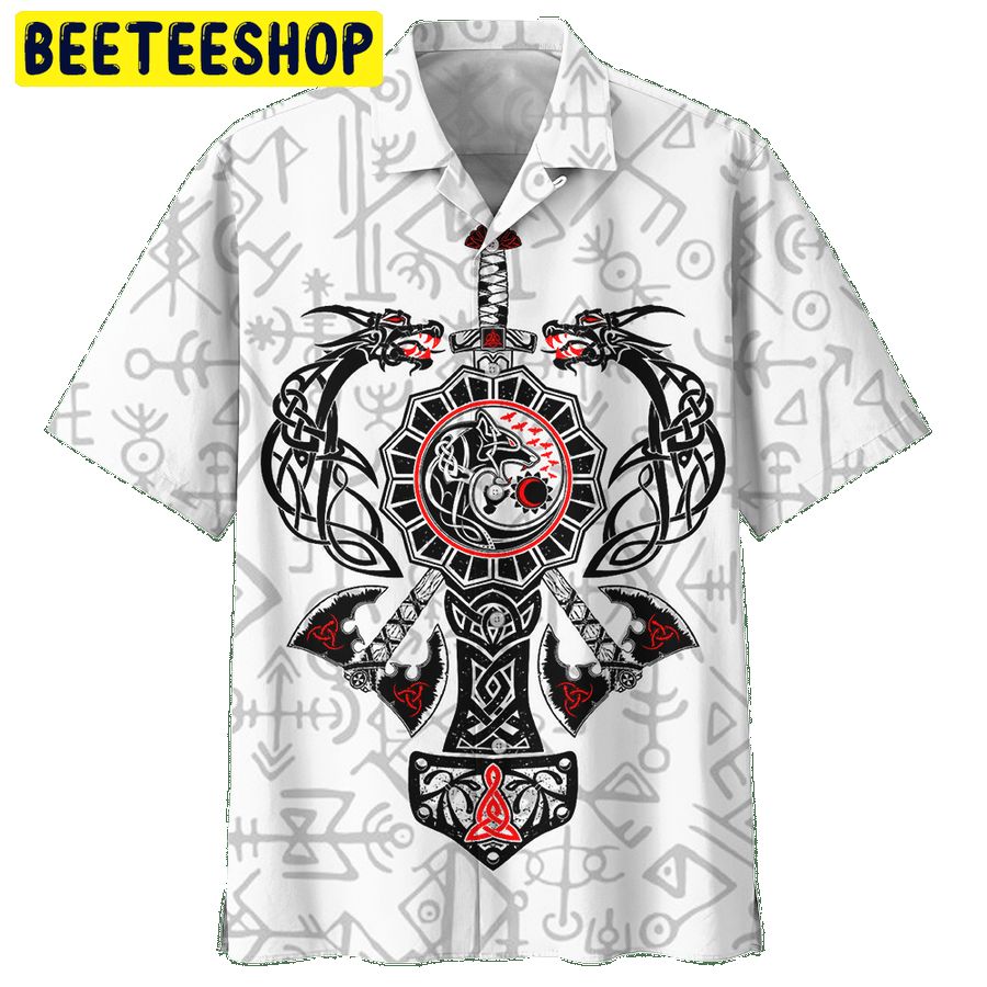 3d Art Viking Trending Hawaiian Shirt-1