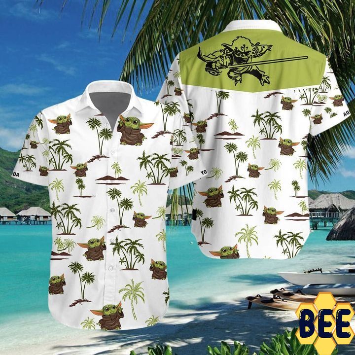 Baby Yoda Star Wars Trending Hawaiian Shirt-1