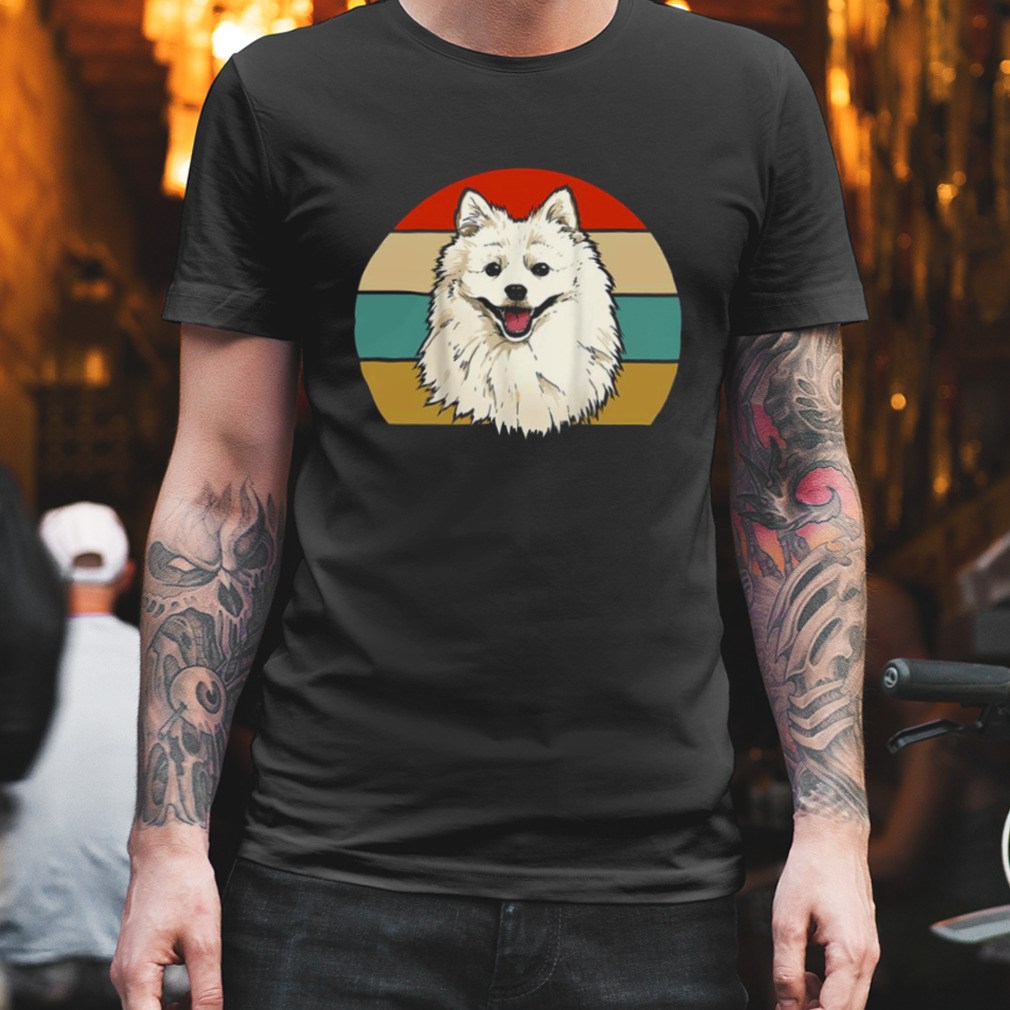 Retro American Eskimo Dog shirt