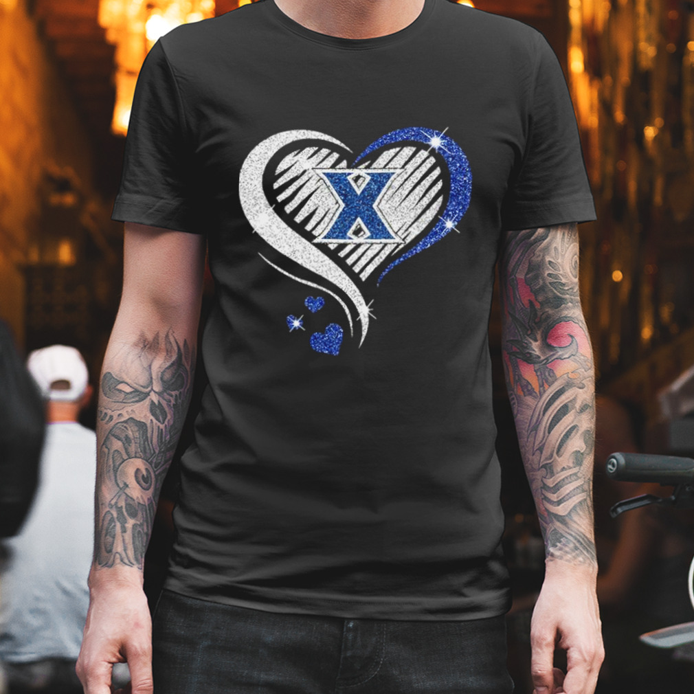 Xavier Musketeers basketball Love Heart diamond 2023 NCAA shirt