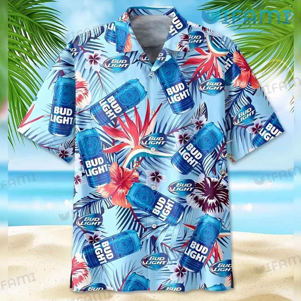 Modelo Hawaiian Shirt Tropical Hibiscus Beer Lovers Gift