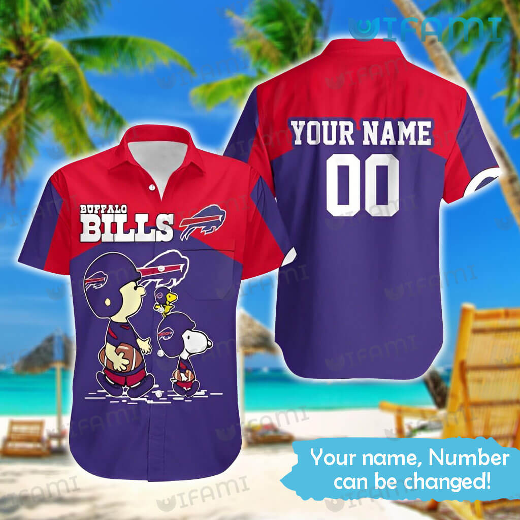Buffalo Bills Hawaiian Shirt Woodstock Charlie Brown Snoopy Custom Buffalo  Bills