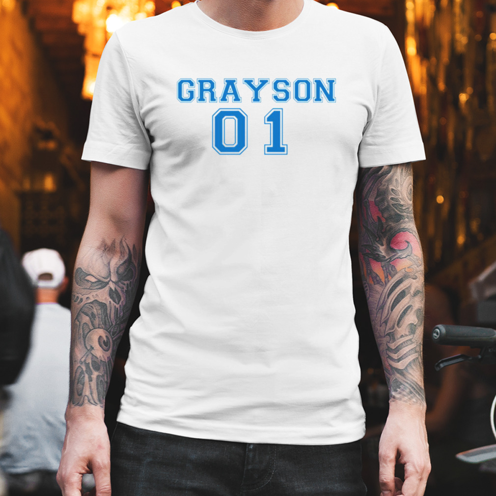 Grayson Sports Jersey Dc Comic shirt