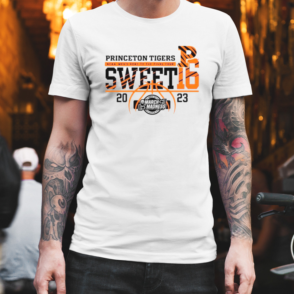 Princeton Tigers NCAA Men’s Road To The Final Four Sweet Sixteen 2023 Shirt