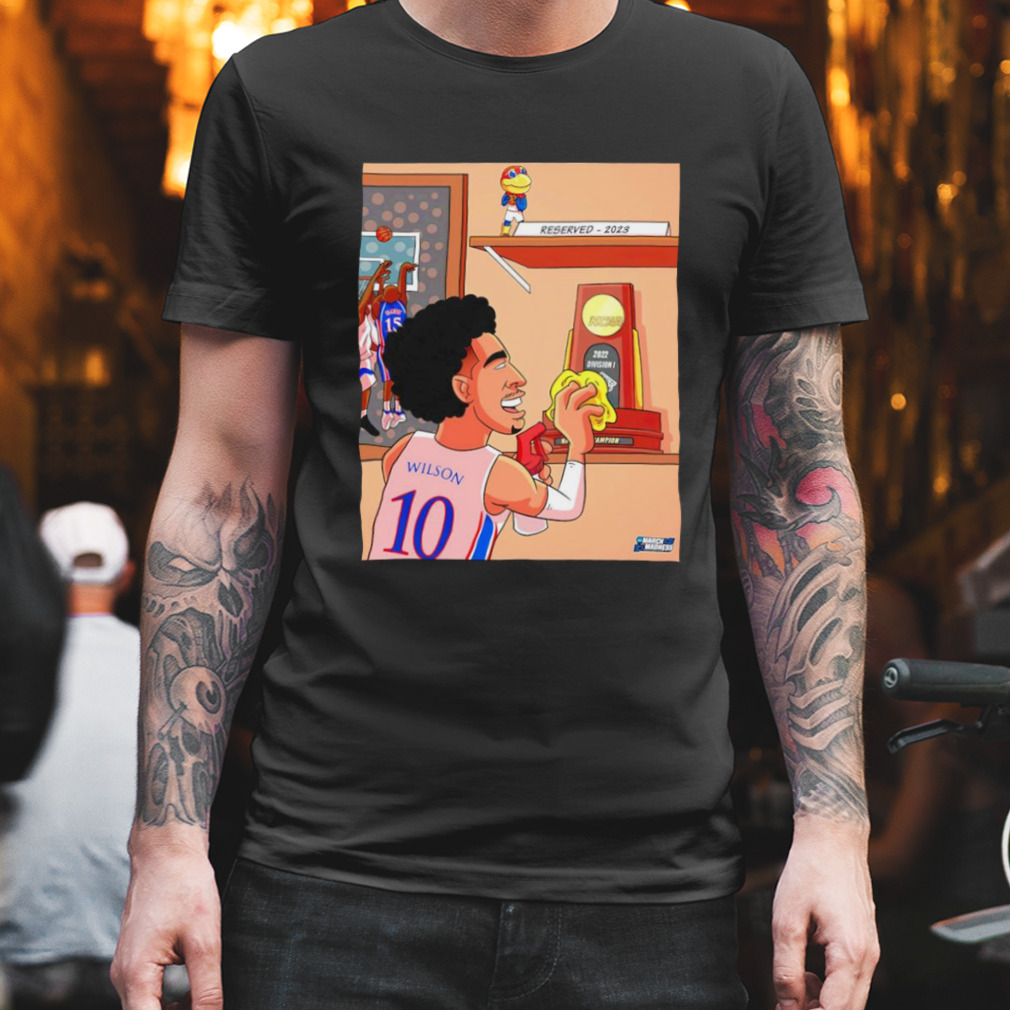 Jalen Wilson and the Jayhawks are ready to defend their title NCAA March Madness shirt