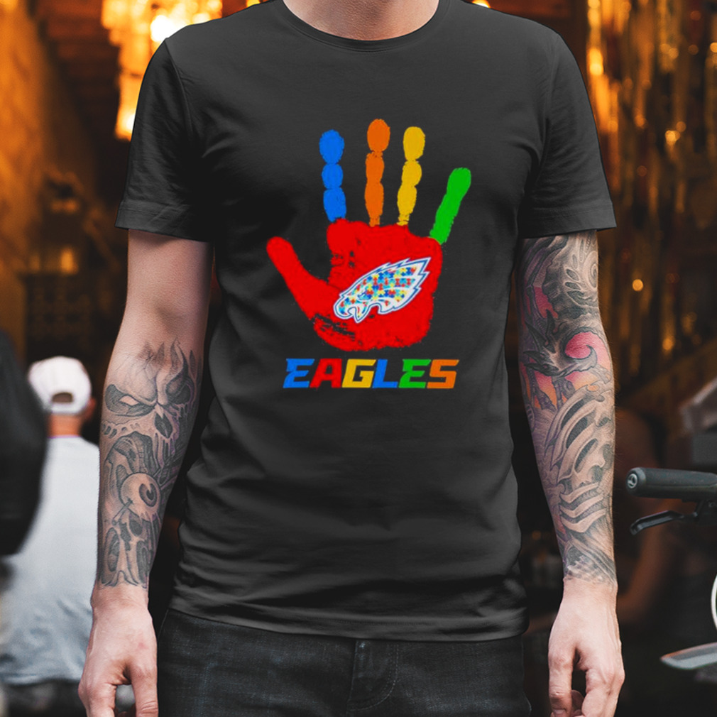 Philadelphia Eagles Hand Autism 2023 NFL shirt