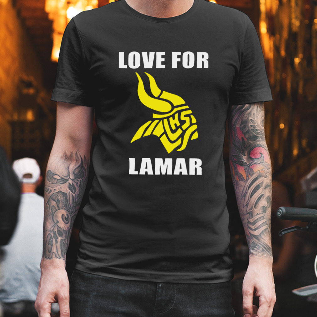 Minnesota Vikings Logo Love For Lamar shirt