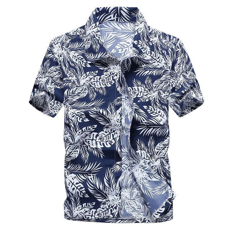 Leaves  Blue Awesome Design Unisex Hawaiian Shirt For Men And Women Dhc17064190