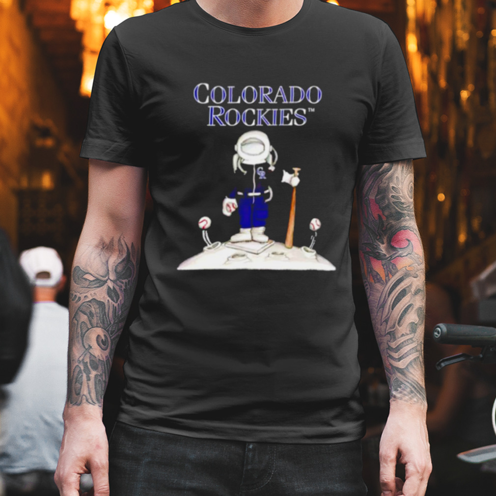 MLB Colorado rockies tiny turnip astronaut shirt
