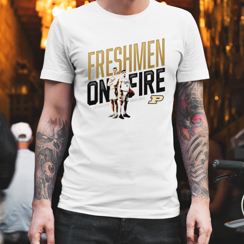Braden Smith & Fletcher Loyer Freshmen On Fire shirt
