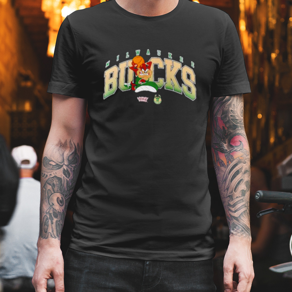 Milwaukee Bucks Looney Tunes Taz shirt