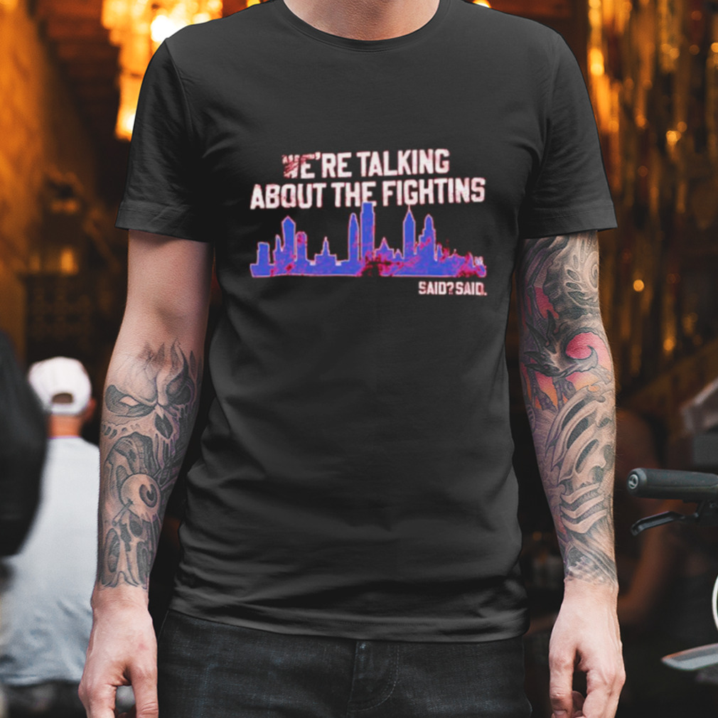 Official We're Talkin' About The Fightins Here T-Shirt - Teesplash
