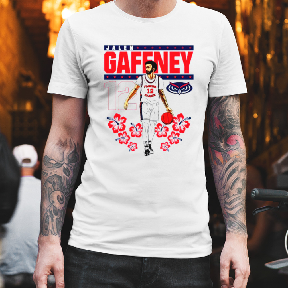FAU Owk NCAA Men’s Basketball Jalen Gaffney Illustration shirt