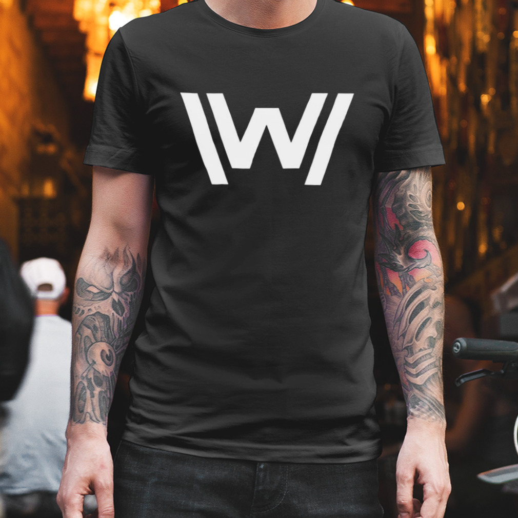 Minimal Westworld Logo White shirt