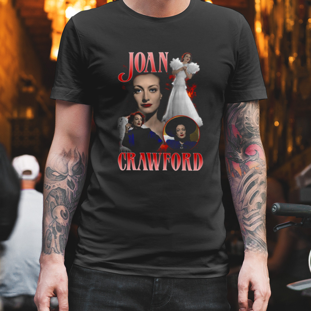 Collage Design Joan Crawford Actress shirt
