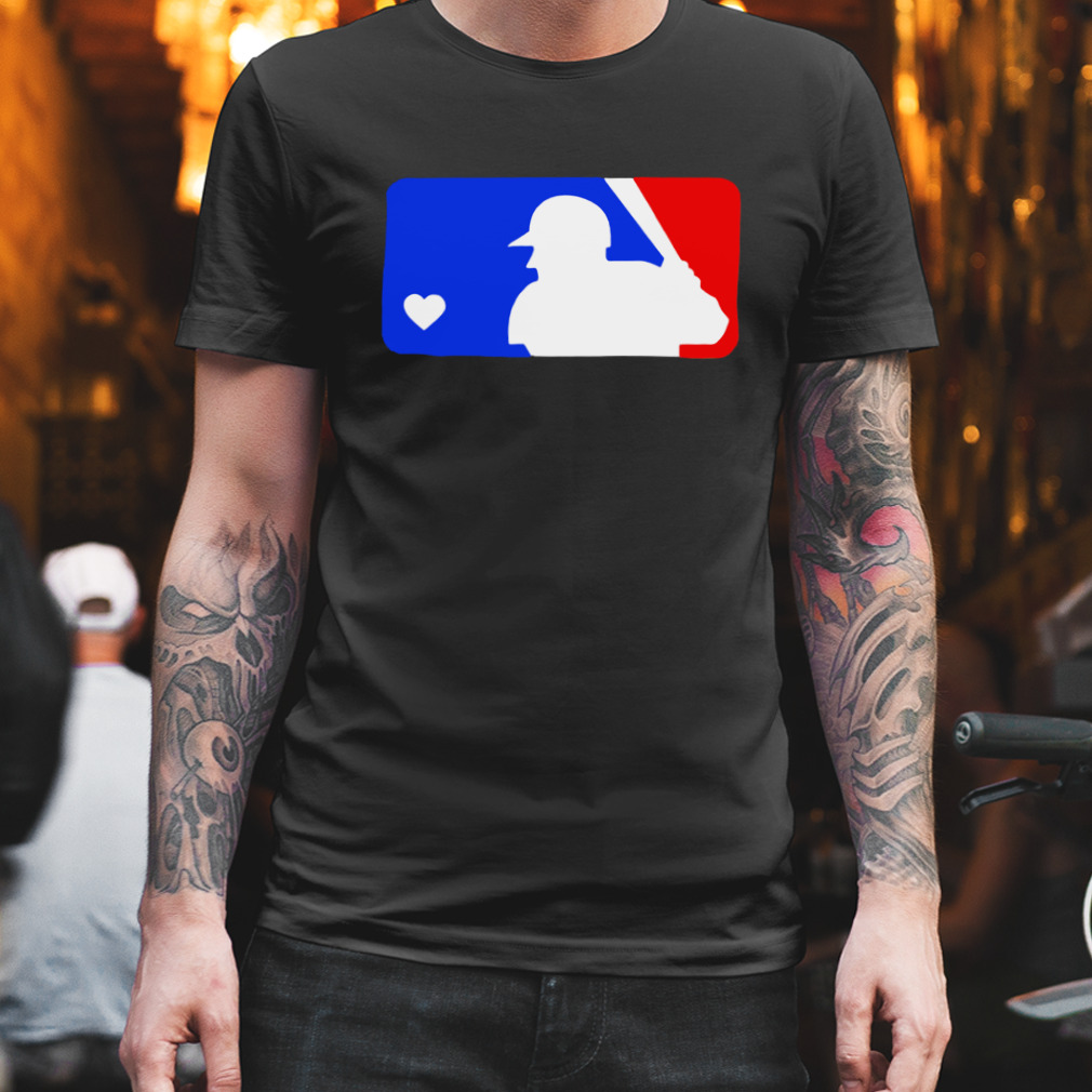 Major League baseball Logo heart shirt, hoodie, sweatshirt and