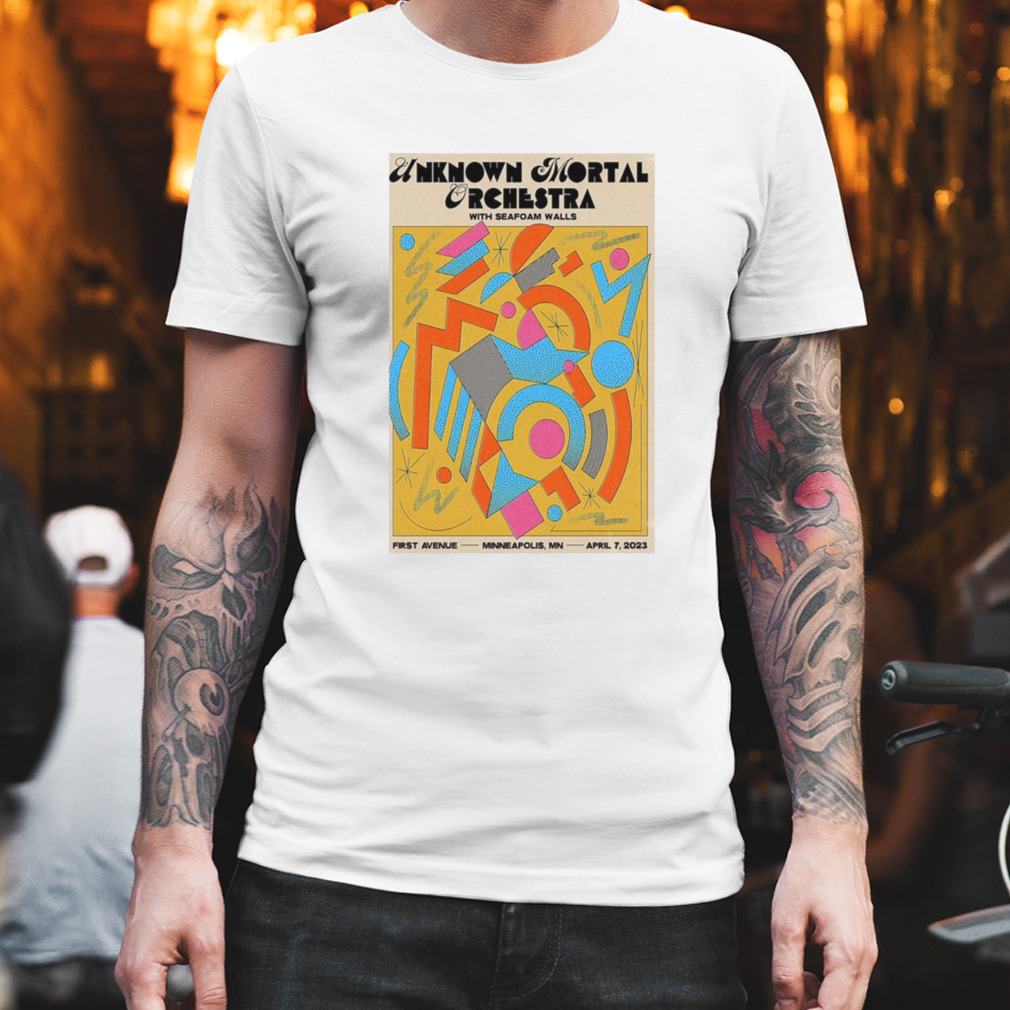 Unknown Mortal Orchestra April 7 2023 Minneapolis, MN Poster shirt