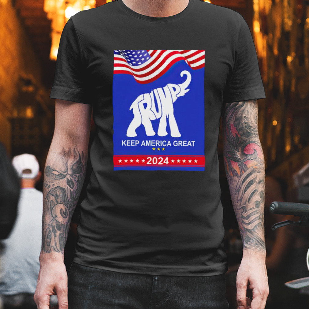 Elephant Trump keep America great 2024 shirt