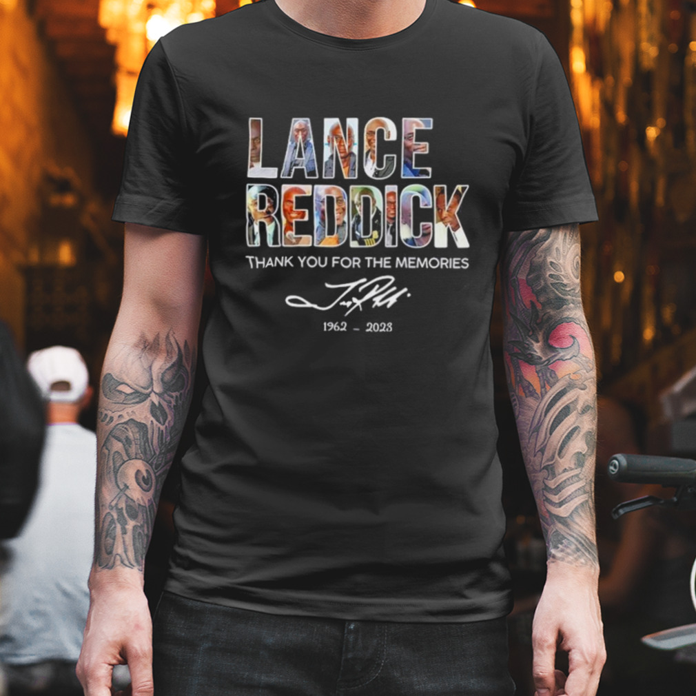 lance Reddick thank you for the memories signatures 1962 2023 shirt