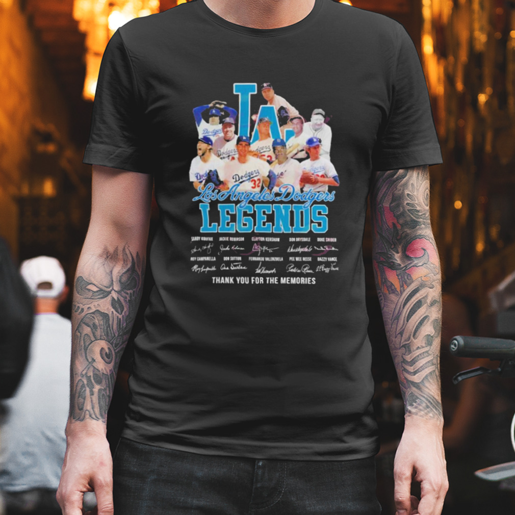 MLB Los Angeles Dodgers Legends Thank You For The Memories T-Shirt