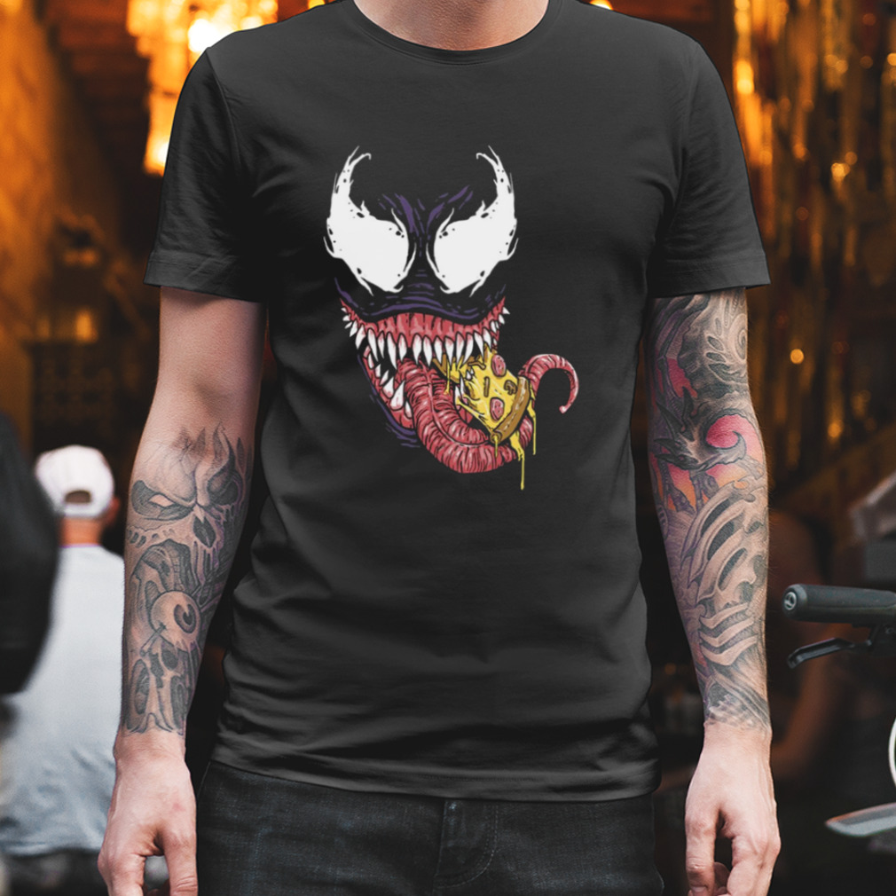 Venom Eating Pizza Tom Hardy shirt