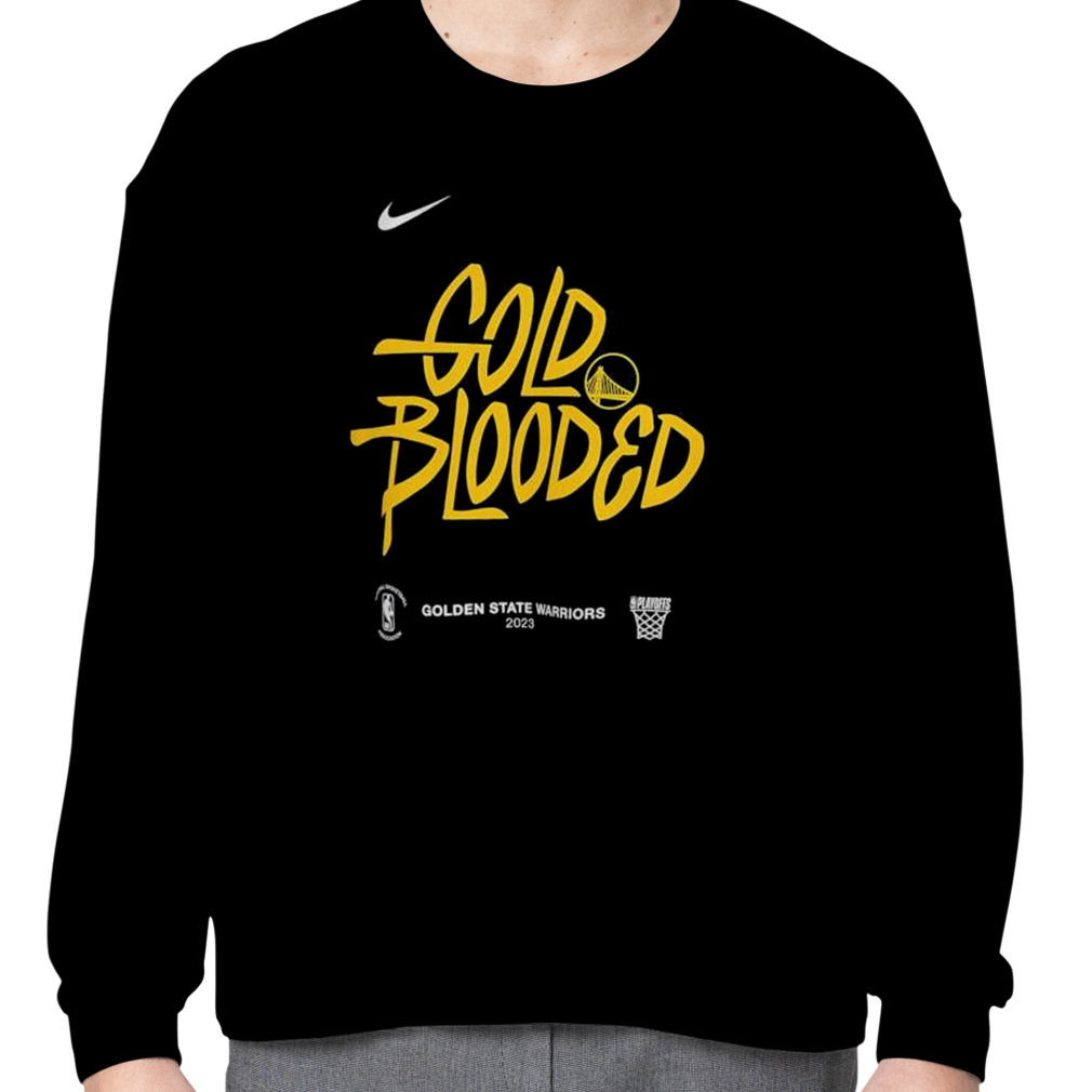 Gold Blooded (Men's Black/Red Crewneck Sweatshirt) – Adapt.