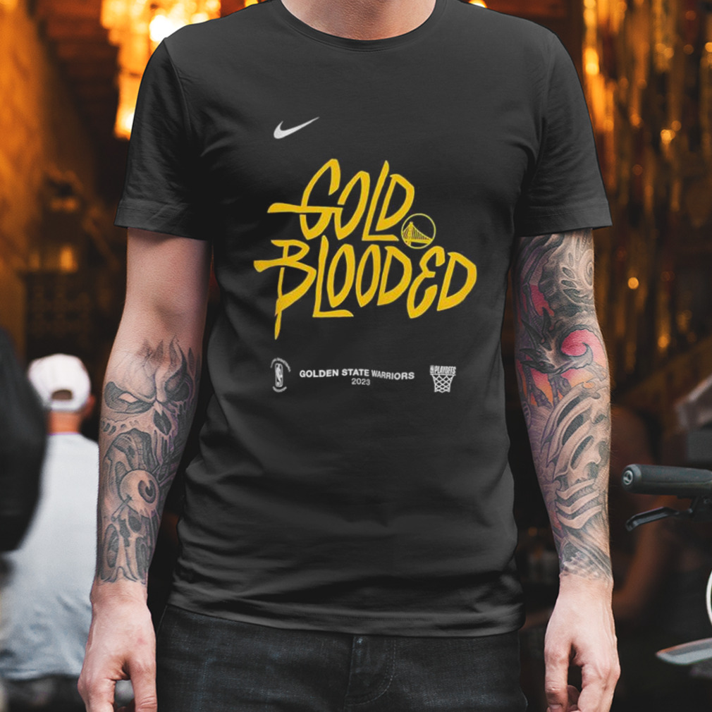 Golden State Warriors gold blooded 2022 playoffs shirt, hoodie