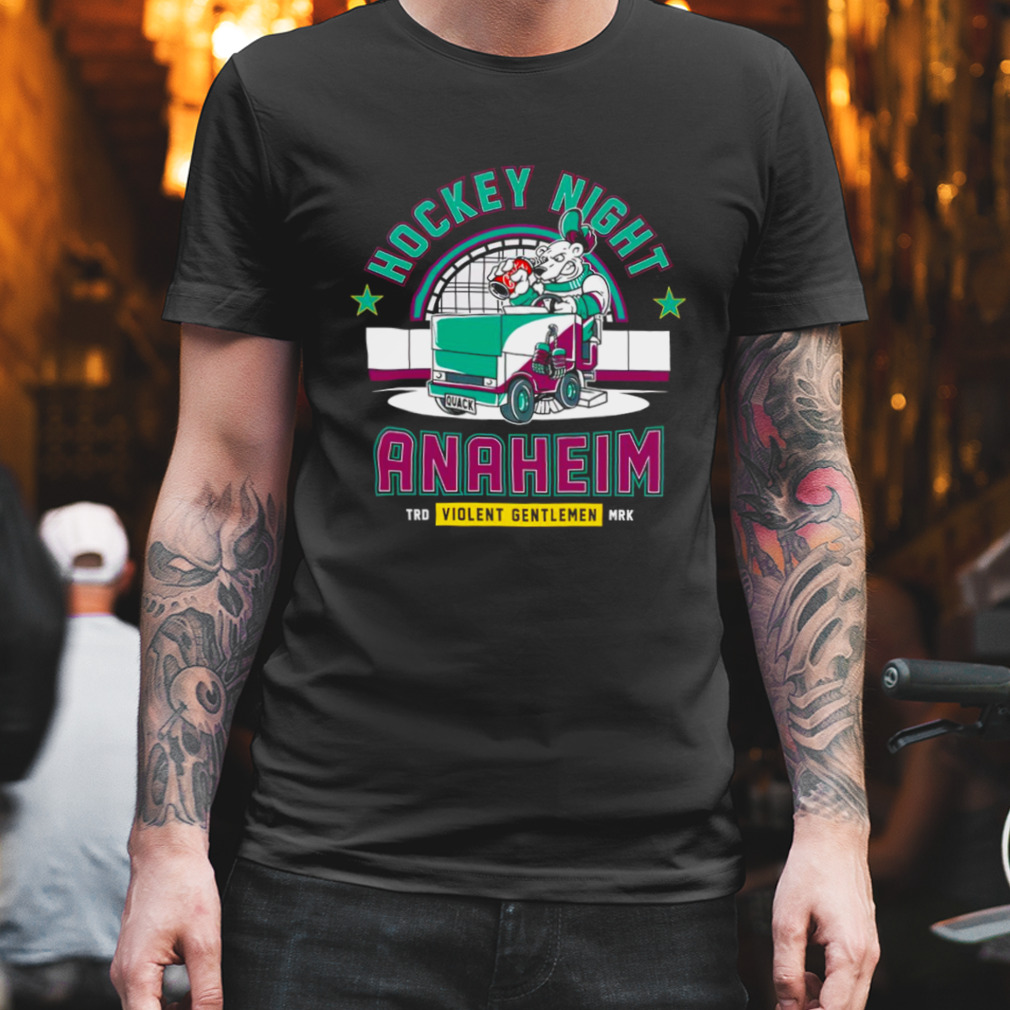 Violent Gentlemen Hockey Night Anaheim Flock Premium shirt