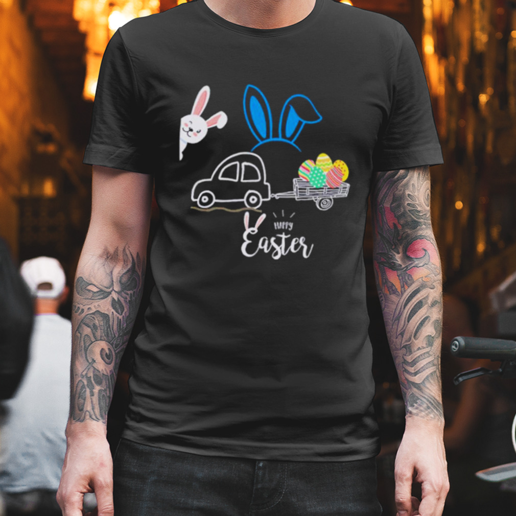 Rabbit happy easter shirt