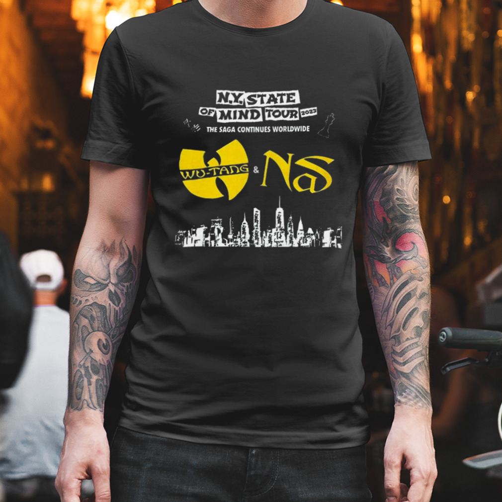 Wu-tang Clan & Nas New York State Of Mind Tour 2023 Shirt