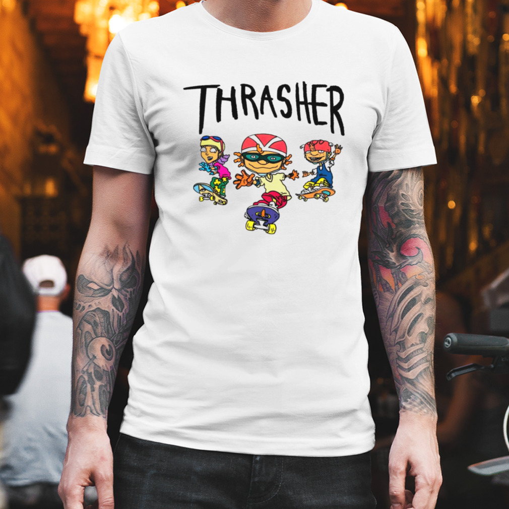 Cartoon Skaters Thrasher shirt