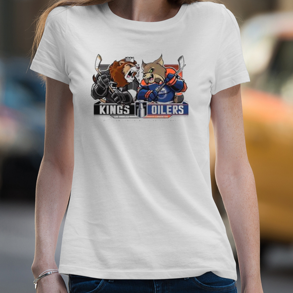 Los Angeles Kings vs Edmonton Oilers Western Conference Quarter Finals 2023  Stanley Cup Playoffs t-shirt - Yesweli