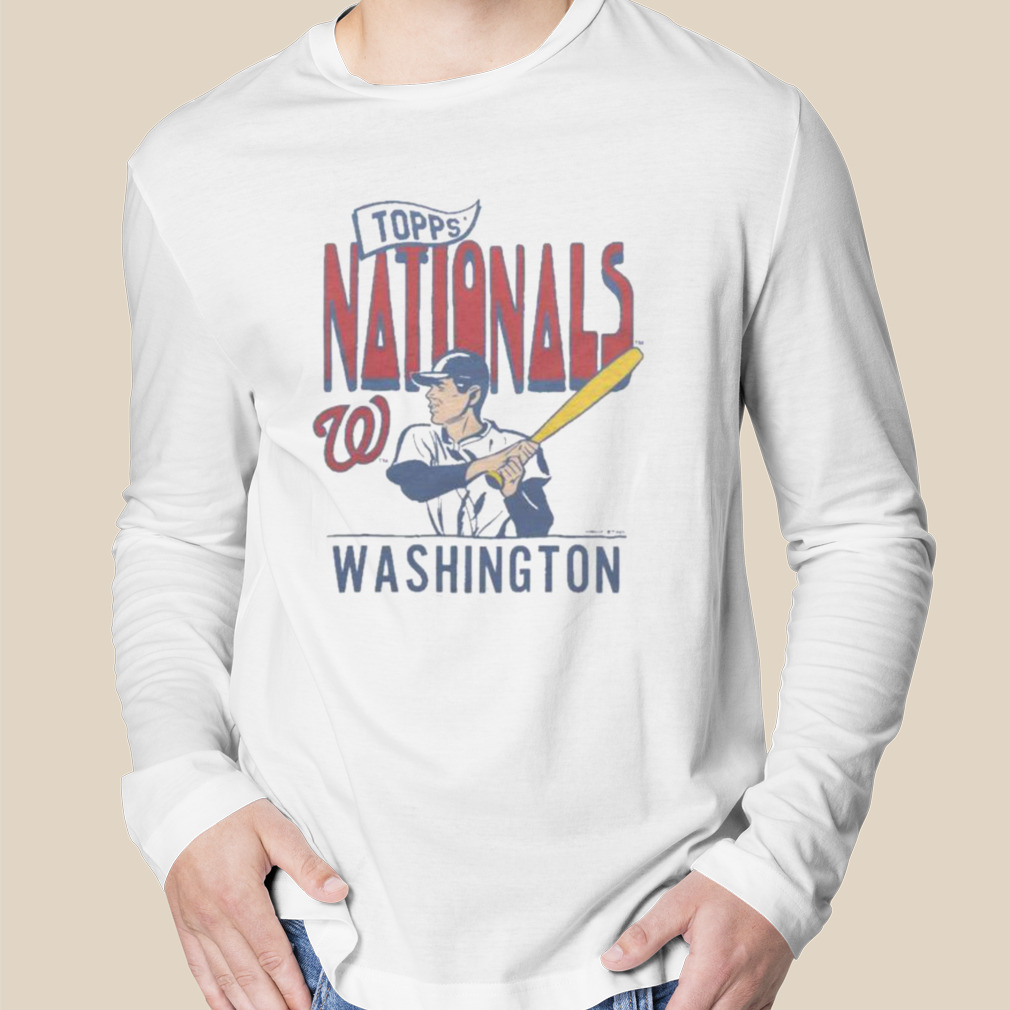 Official MLB x Topps Washington Nationals shirt, hoodie, sweater