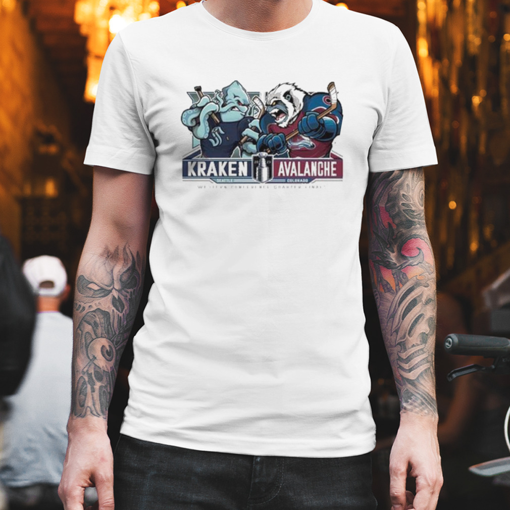 Seattle kraken vs Colorado avalanche 2023 stanley cup playoffs shirt,  hoodie, sweater, long sleeve and tank top