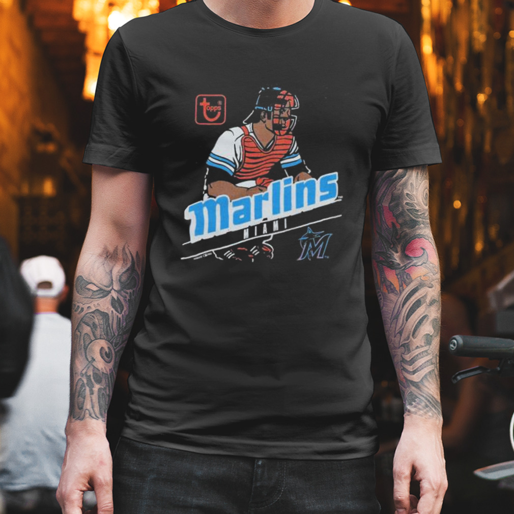 MLB x Topps Miami Marlins shirt
