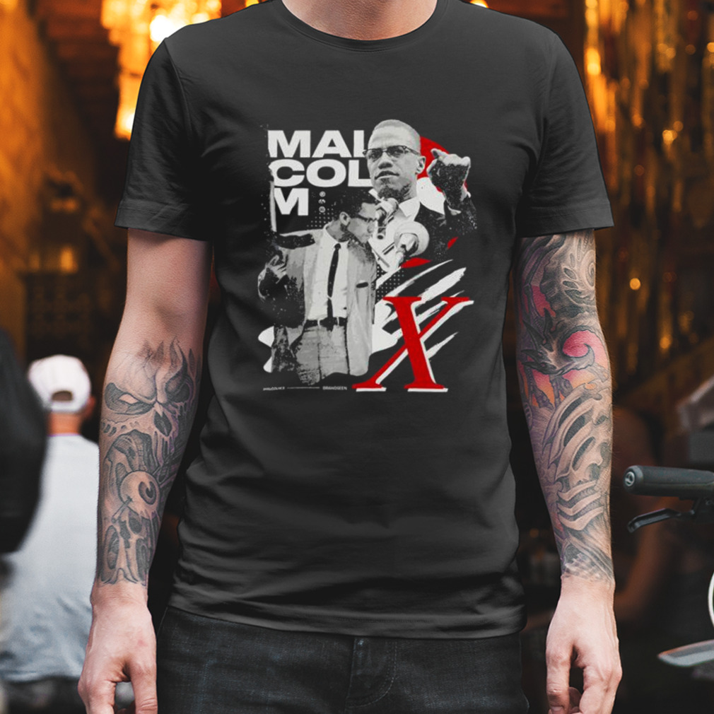 Malcolm X By Any Means seen shirt