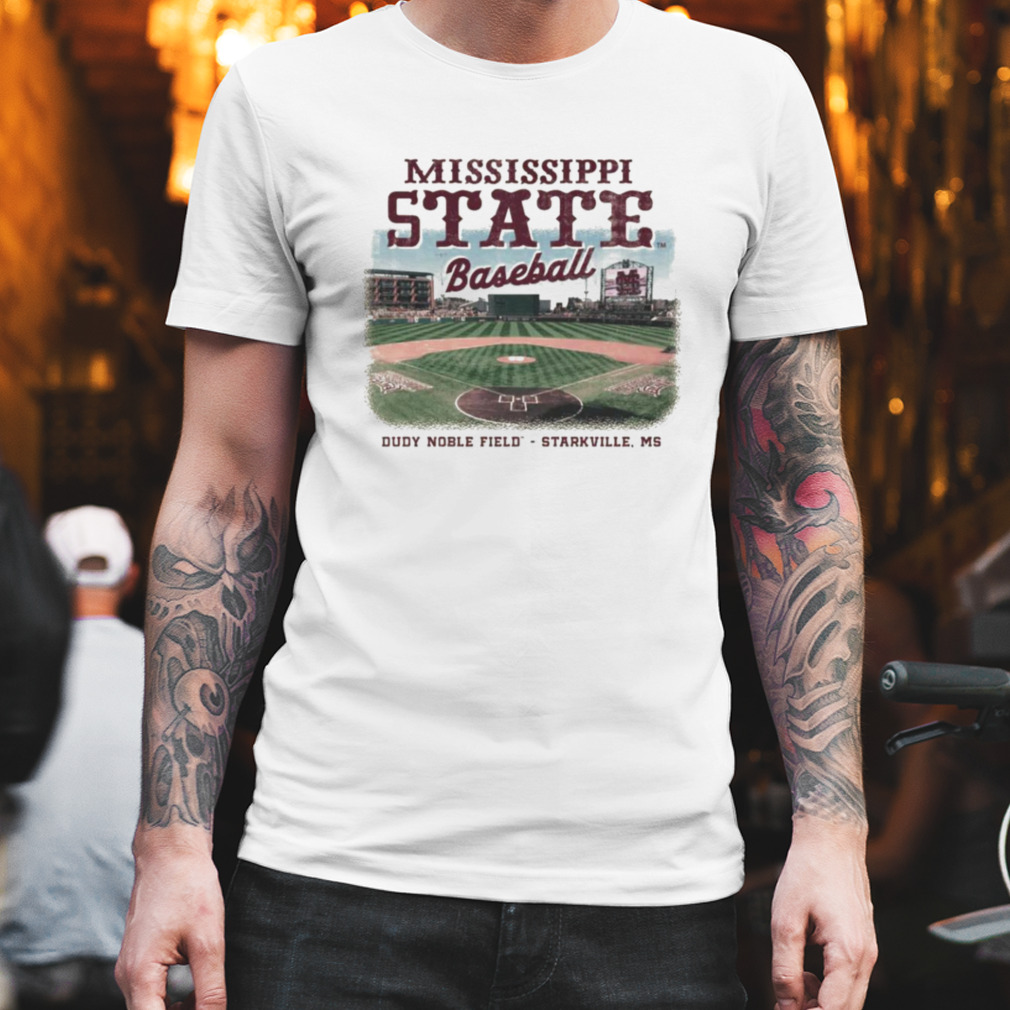 Mississippi State University Baseball Stadium Dudy Noble field shirt