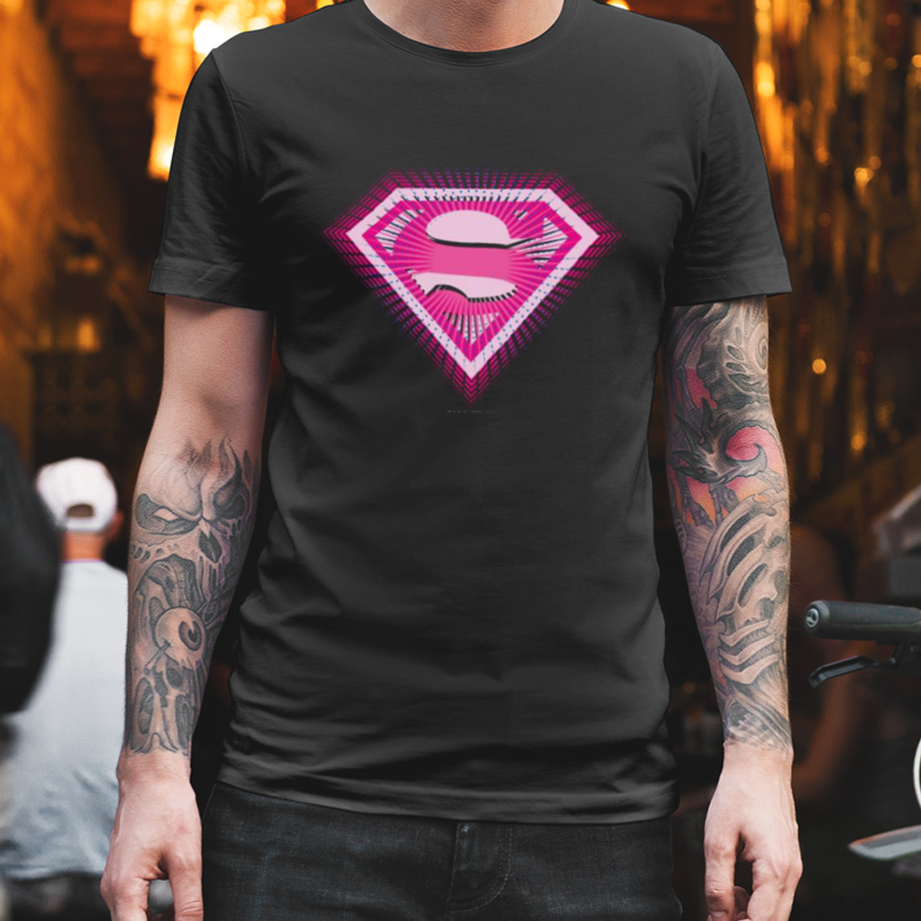 Pink Logo Supergirl shirt