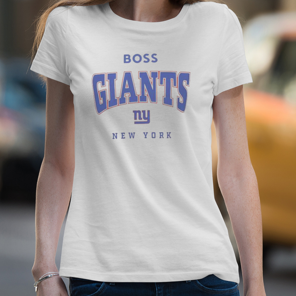 Men's Boss x NFL White New York Giants Huddle T-Shirt Size: Small